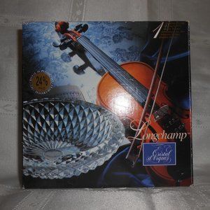 Crystal D'Arques Longchamp Ashtray Trinket Dish Vtg